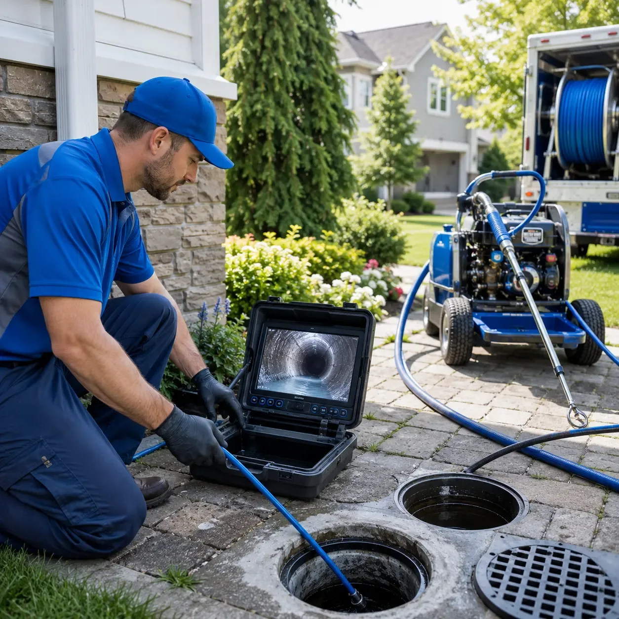 Outdoor drain cleaning professionals serving Yale, MI