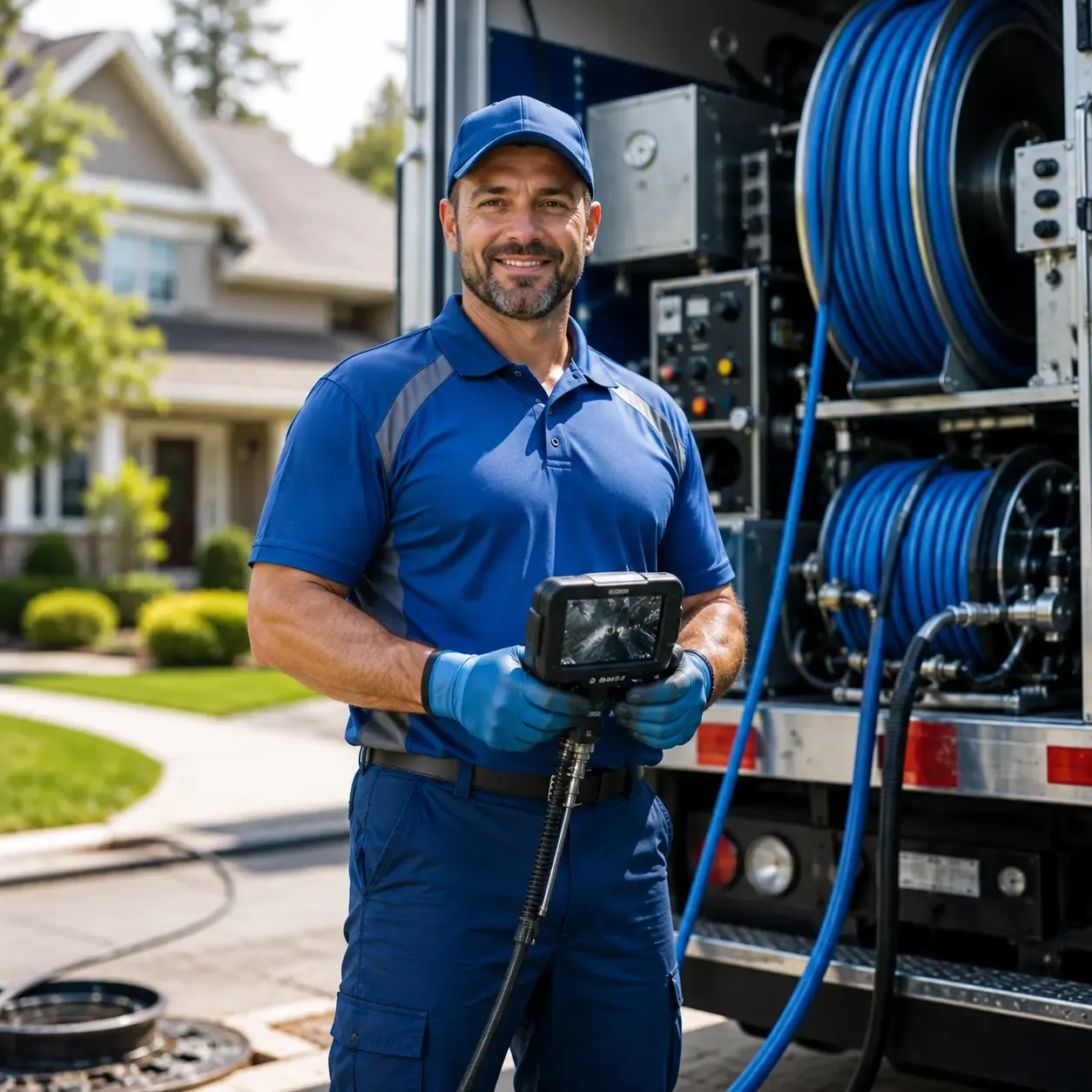 Local outdoor drain cleaning specialists in Yale, MI